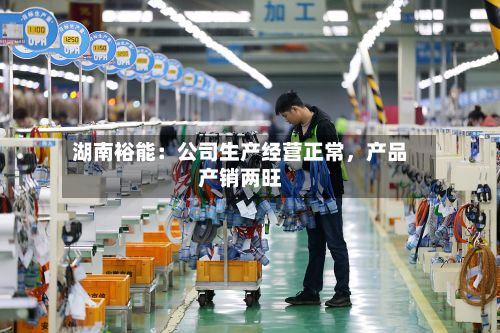 湖南裕能：公司生产经营正常	，产品产销两旺-第2张图片