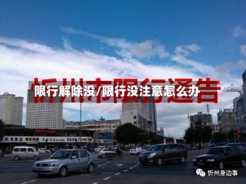 限行解除没/限行没注意怎么办
