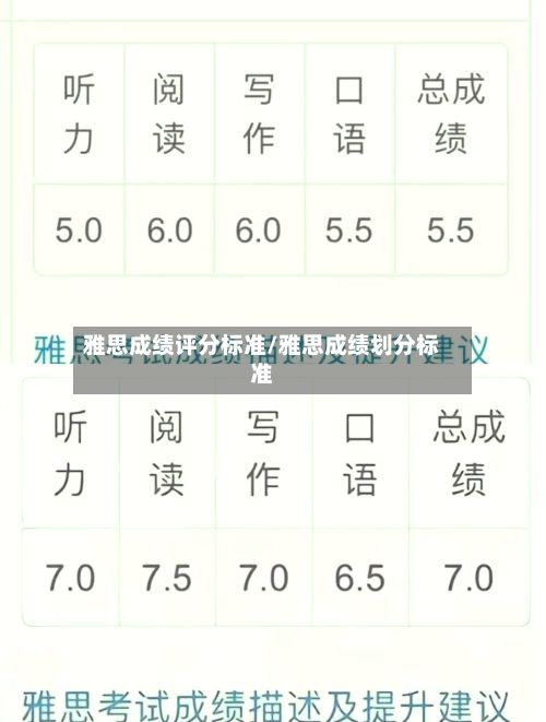 雅思成绩评分标准/雅思成绩划分标准-第3张图片