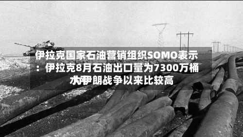 伊拉克国家石油营销组织SOMO表示:伊拉克8月石油出口量为7300万桶 为伊朗战争以来比较高
水平