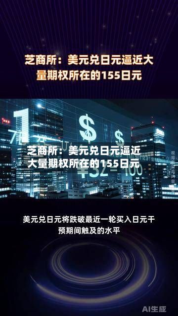 芝商所:美元兑日元逼近大量期权所在的155日元