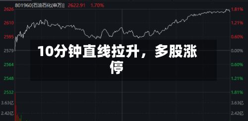 10分钟直线拉升,多股涨停