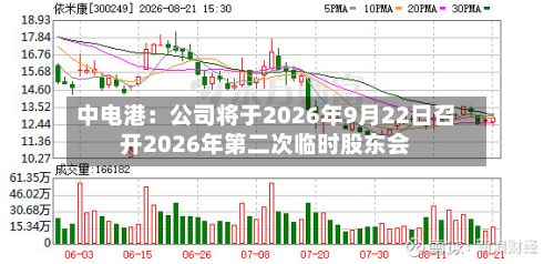 中电港:公司将于2026年9月22日召开2026年第二次临时股东会