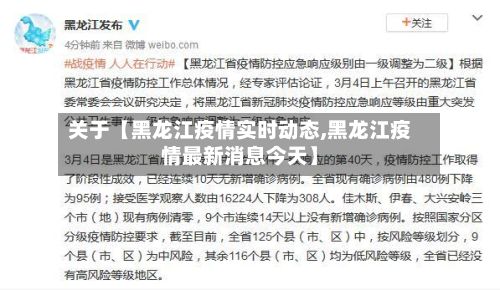 关于【黑龙江疫情实时动态,黑龙江疫情最新消息今天】-第2张图片