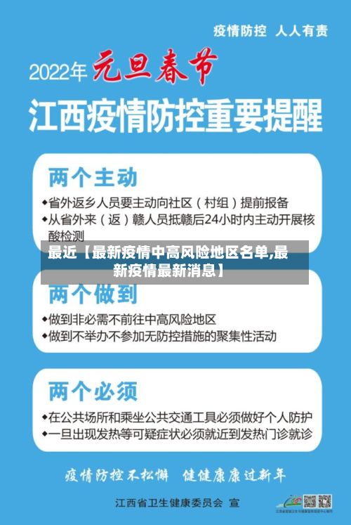 最近【最新疫情中高风险地区名单,最新疫情最新消息】