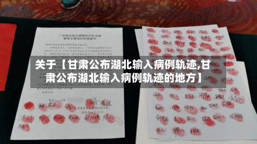 关于【甘肃公布湖北输入病例轨迹,甘肃公布湖北输入病例轨迹的地方】