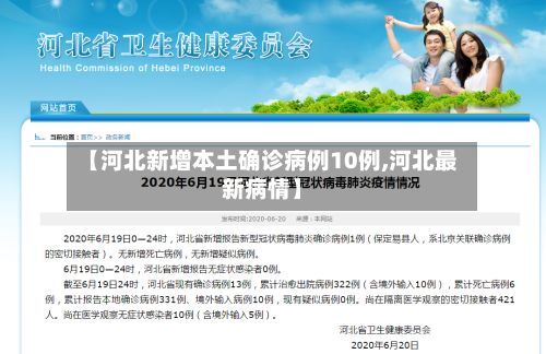 【河北新增本土确诊病例10例,河北最新病情】-第2张图片