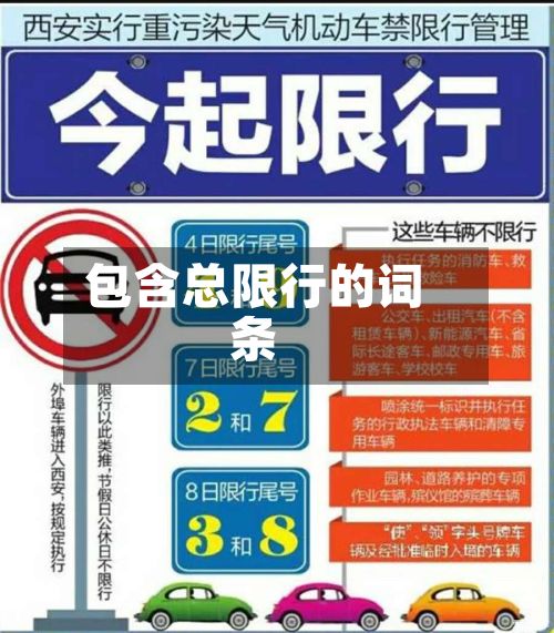 包含总限行的词条