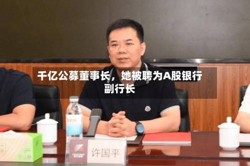 千亿公募董事长，她被聘为A股银行副行长