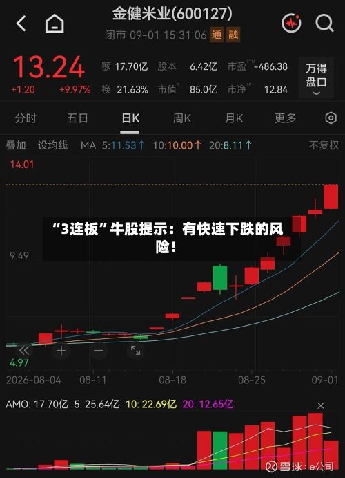 “3连板”牛股提示：有快速下跌的风险！-第2张图片