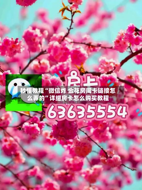 秒懂教程“微信炸 金花房间卡链接怎么弄的”详细房卡怎么购买教程-第2张图片