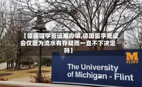 【留德留学签证难办嘛,德国留学签证会仅因为流水有存疑而一直不下决定吗】-第3张图片