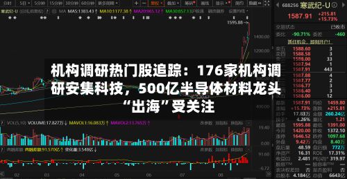 机构调研热门股追踪：176家机构调研安集科技	，500亿半导体材料龙头“出海”受关注-第3张图片