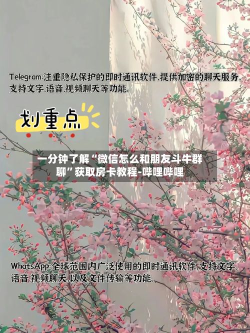 一分钟了解“微信怎么和朋友斗牛群聊”获取房卡教程-哔哩哔哩