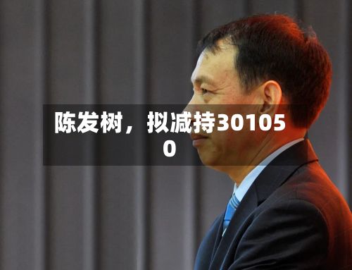 陈发树	，拟减持301050-第2张图片