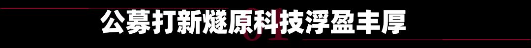 公募打新燧原科技浮盈丰厚