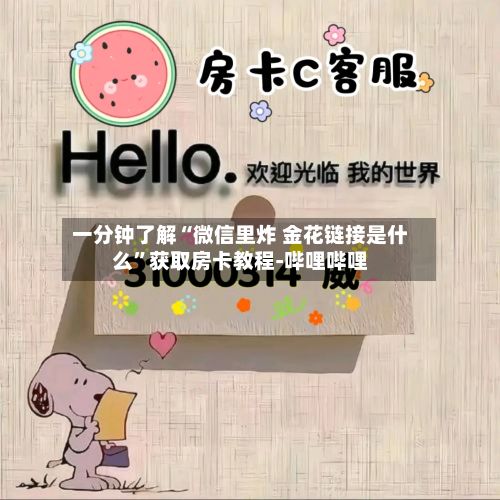 一分钟了解“微信里炸 金花链接是什么”获取房卡教程-哔哩哔哩-第3张图片