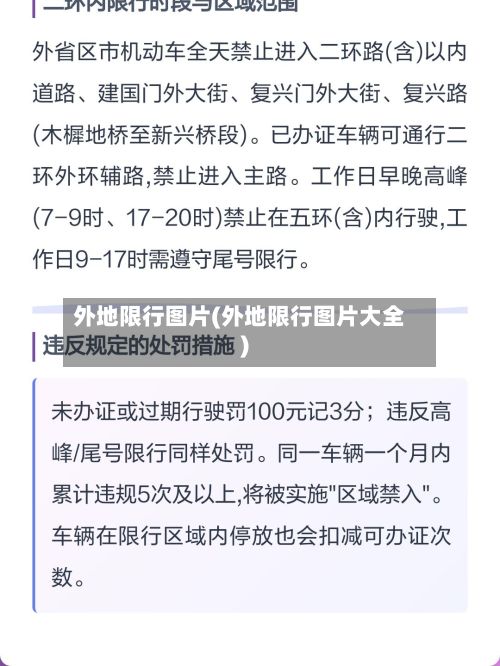外地限行图片(外地限行图片大全)-第2张图片
