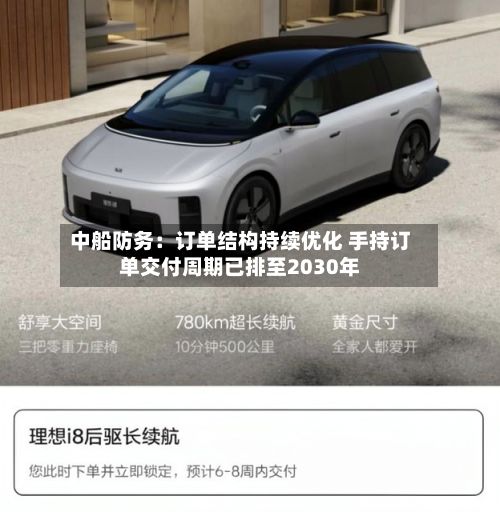 中船防务：订单结构持续优化 手持订单交付周期已排至2030年-第3张图片