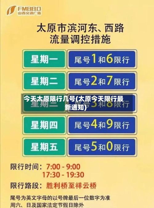 今天太原限行几号(太原今天限行最新通知)