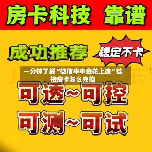 一分钟了解“微信牛牛金花上家”链接房卡怎么充值-第2张图片