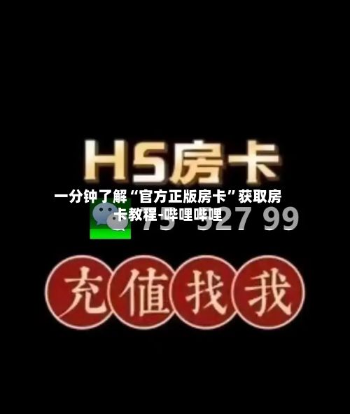 一分钟了解“官方正版房卡	”获取房卡教程-哔哩哔哩-第3张图片