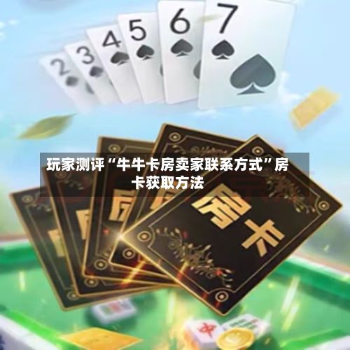 玩家测评“牛牛卡房卖家联系方式”房卡获取方法-第2张图片