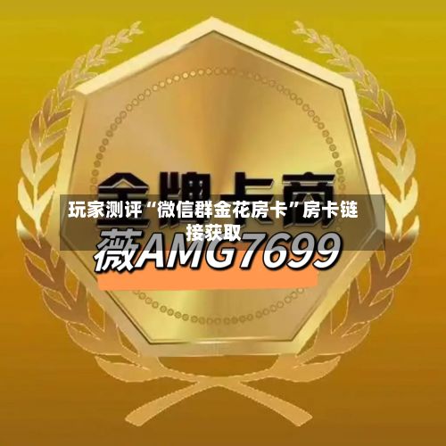 玩家测评“微信群金花房卡”房卡链接获取