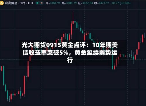 光大期货0915黄金点评：10年期美债收益率突破5%，黄金延续弱势运行-第3张图片